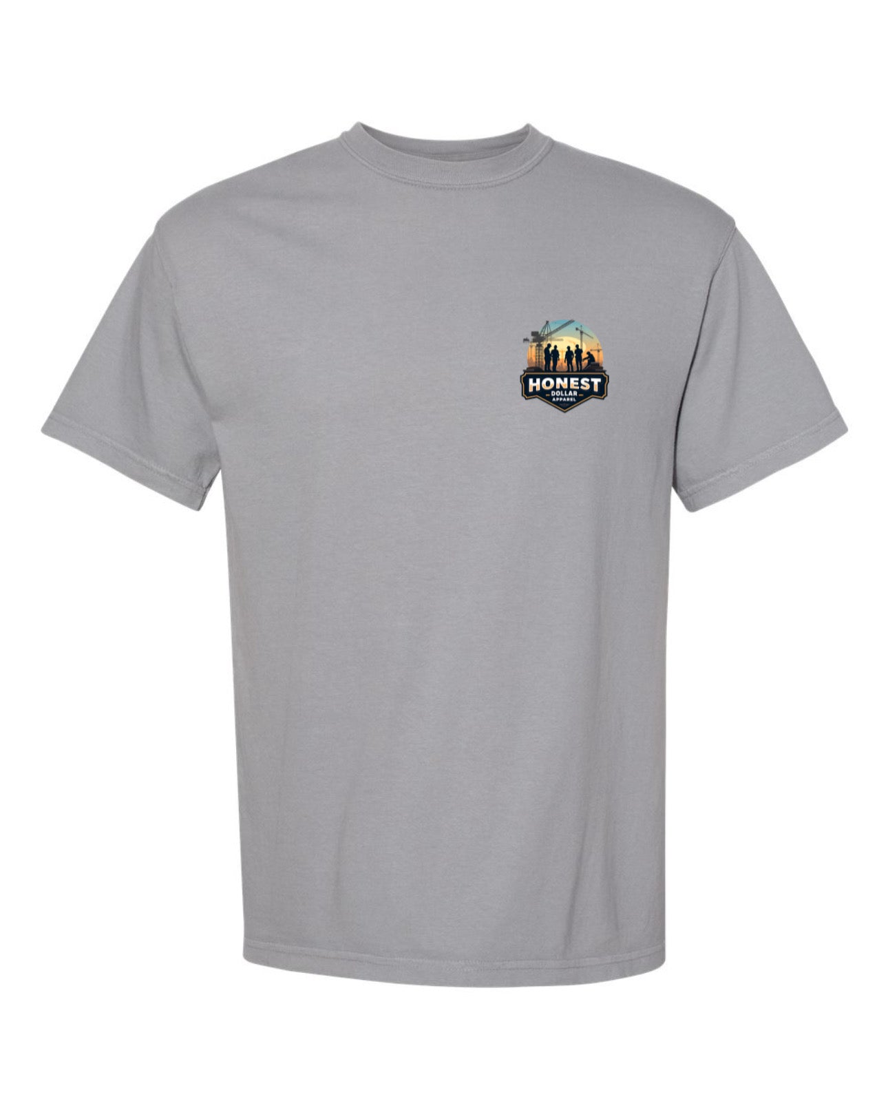 “Tower Crane Sunrise” Short Sleeve Shirt